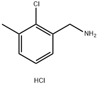 (2-chloro-3-methylphenyl)methanamine hydrochloride Structure