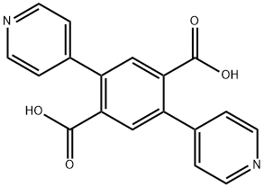 1,4-Benzenedicarboxylic acid, 2,5-di-4-pyridinyl- Structure