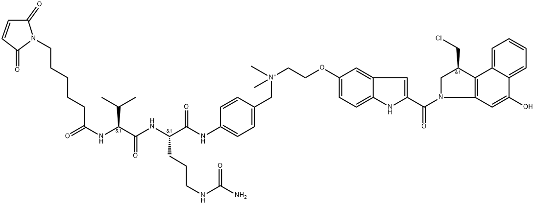 MC-Val-Cit-PAB-duocarmycin 구조식 이미지