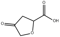 2-Furancarboxylic acid, tetrahydro-4-oxo- Structure