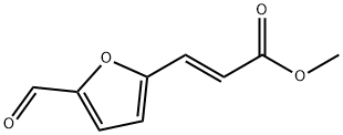 2-Propenoic acid, 3-(5-formyl-2-furanyl)-, methyl ester, (2E)- 구조식 이미지