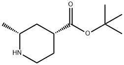 4-Piperidinecarboxylic acid, 2-methyl-, 1,1-dimethylethyl ester, (2R,4R)- Structure