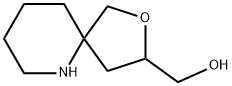 2-Oxa-6-azaspiro[4.5]decane-3-methanol 구조식 이미지