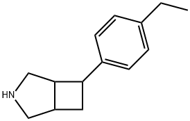 3-Azabicyclo[3.2.0]heptane, 6-(4-ethylphenyl)- Structure