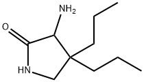 2-Pyrrolidinone, 3-amino-4,4-dipropyl- Structure