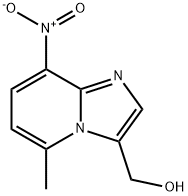 Imidazo[1,2-a]pyridine-3-methanol, 5-methyl-8-nitro- Structure