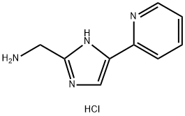 [5-(pyridin-2-yl)-1H-imidazol-2-yl]methanamine trihydrochloride Structure