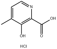 3-hydroxy-4-methylpyridine-2-carboxylic Acid hydrochloride 구조식 이미지