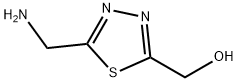 1,3,4-Thiadiazole-2-methanol, 5-(aminomethyl)- 구조식 이미지