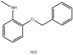 2-(benzyloxy)-N-methylaniline hydrochloride Structure