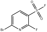 3-Pyridinesulfonyl fluoride, 6-bromo-2-fluoro- Structure