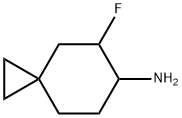 Spiro[2.5]octan-6-amine, 5-fluoro- Structure