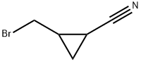 Cyclopropanecarbonitrile, 2-(bromomethyl)- Structure