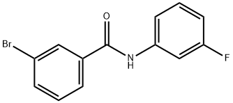 Benzamide, 3-bromo-N-(3-fluorophenyl)- Structure