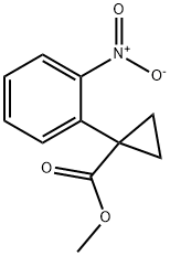 Methyl 1-(2-nitrophenyl)cyclopropane-1-carboxylate Structure