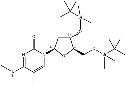 3'',5''-Bis-O-t-Butyldimethylsilyl N4,5-Dimethyldeoxycytidine Structure