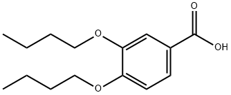 Benzoic acid, 3,4-dibutoxy- Structure