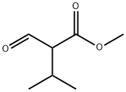 Butanoic acid, 2-formyl-3-methyl-, methyl ester Structure