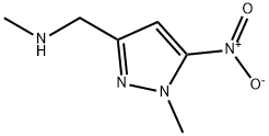 methyl[(1-methyl-5-nitro-1H-pyrazol-3-yl)methyl]amine Structure