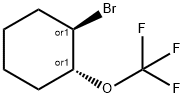 (1R,2R)-1-bromo-2-(trifluoromethoxy)cyclohexane Structure