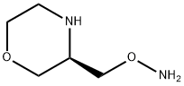 Morpholine, 3-[(aminooxy)methyl]-, (3R)- 구조식 이미지