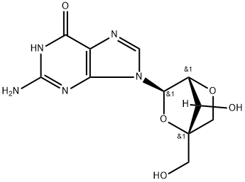 2'-O,4'-C-Methyleneguanosine Structure