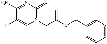 5-Fluorocytosin-1-yl-acetic acid benzyl ester 구조식 이미지