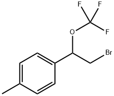 1-(2-bromo-1-(trifluoromethoxy)ethyl)-4-methylbenzene Structure