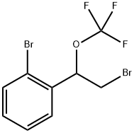 1-bromo-2-(2-bromo-1-(trifluoromethoxy)ethyl)benzene Structure