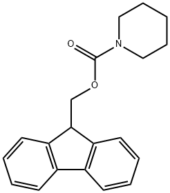 (9H-fluoren-9-yl)methyl piperidine-1-carboxylate 구조식 이미지