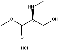 L-Serine, N-methyl-, methyl ester, hydrochloride (1:1) Structure