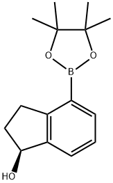 (S)-4-(4,4,5,5-tetramethyl-1,3,2-dioxaborolan-2-yl)-2,3-dihydro-1H-inden-1-ol(WX142570) Structure