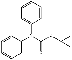 Carbamic acid, N,N-diphenyl-, 1,1-dimethylethyl ester Structure