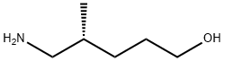 (R)-5-amino-4-methylpentan-1-ol 구조식 이미지