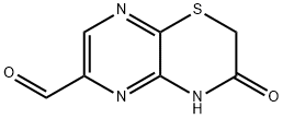 2H-Pyrazino[2,3-b]-1,4-thiazine-6-carboxaldehyde, 3,4-dihydro-3-oxo- Structure