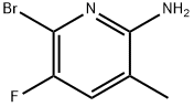 2-Pyridinamine, 6-bromo-5-fluoro-3-methyl- Structure