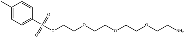 Ethanol, 2-[2-[2-(2-aminoethoxy)ethoxy]ethoxy]-, 1-(4-methylbenzenesulfonate) Structure