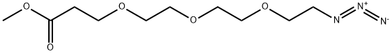 Azido-PEG3-methyl ester 구조식 이미지