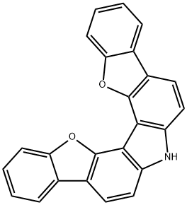 7H-Bisbenzofuro[3,2-c:2',3'-g]carbazole Structure