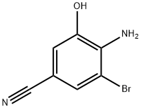 Benzonitrile, 4-amino-3-bromo-5-hydroxy- Structure