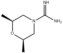 4-Morpholinecarboximidamide, 2,6-dimethyl-, (2R,6S)- Structure