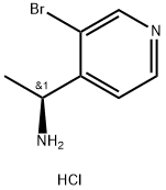 (1S)-1-(3-bromopyridin-4-yl)ethan-1-amine dihydrochloride 구조식 이미지