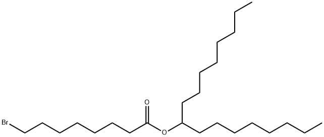 Octanoic acid, 8-bromo-, 1-octylnonyl ester Structure