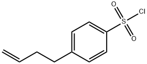 Benzenesulfonyl chloride, 4-(3-buten-1-yl)- Structure