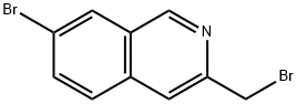 Isoquinoline, 7-bromo-3-(bromomethyl)- Structure