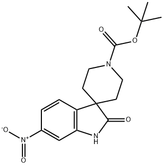 Spiro[3H-indole-3,4′-piperidine]-1′-carboxylic acid, 1,2-dihydro-6-nitro-2-oxo-,… Structure