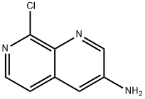 1,7-Naphthyridin-3-amine, 8-chloro- 구조식 이미지