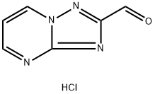 [1,2,4]Triazolo[1,5-a]pyrimidine-2-carboxaldehyde, hydrochloride (1:1) Structure