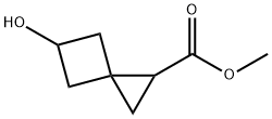 Spiro[2.3]hexane-1-carboxylic acid, 5-hydroxy-, methyl ester Structure