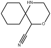 4-Oxa-1-azaspiro[5.5]undecane-5-carbonitrile Structure